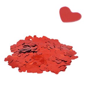 Enfeite Confete Metalizado Coração Vermelho 1,5cm BL-0020VEM Art Lille (15 gramas)