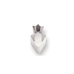 Cortador de Inox Cenoura Mini Ref. 2300 2.5x1.5cm Caparroz (01 unidade)
