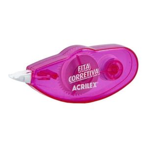 Fita Corretiva 6MT Rosa Acrilex (1 unidade)