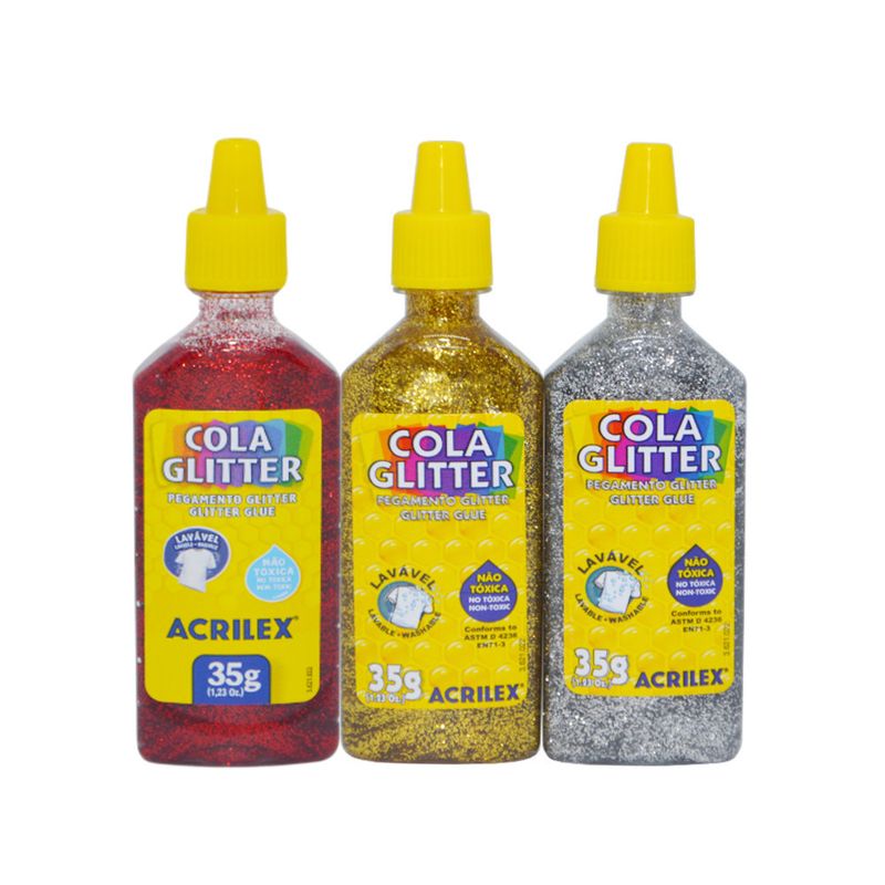 ColaGlitter35grAcrilex01unidade201ouro