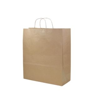 Sacola de Papel Kraft C/ Alça Ref. 02817 24x10.5x33cm Zagarollo (01 unidade)