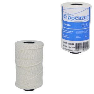Tubinho Escolar C/ Barbante de Algodão Natural Ref. 219 Bocazul (80 metros)