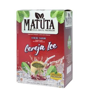 Composto Erva-Mate Premium Tereré Sabor Cereja Ice Matuta (500 gramas)