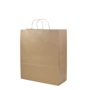 Sacola de Papel Kraft C/ Alça Ref. 02811 18x10.5x27cm Zagarollo (01 unidade)