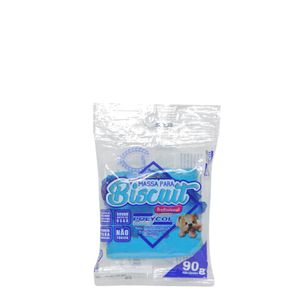 Massa Pronta para Biscuit Azul Celeste Polycol (90 gramas)