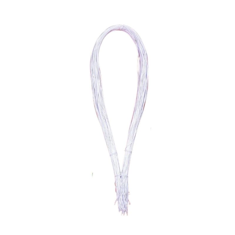 Arame-Encapado-Espessura-N.-23cm-Ref.-2314-Branco-Pistilos-Primor--100-Fios-com-100cm-