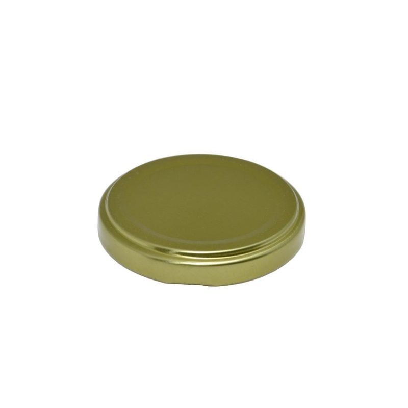 Tampa Metálica 63mm Dourada (01 unidade)