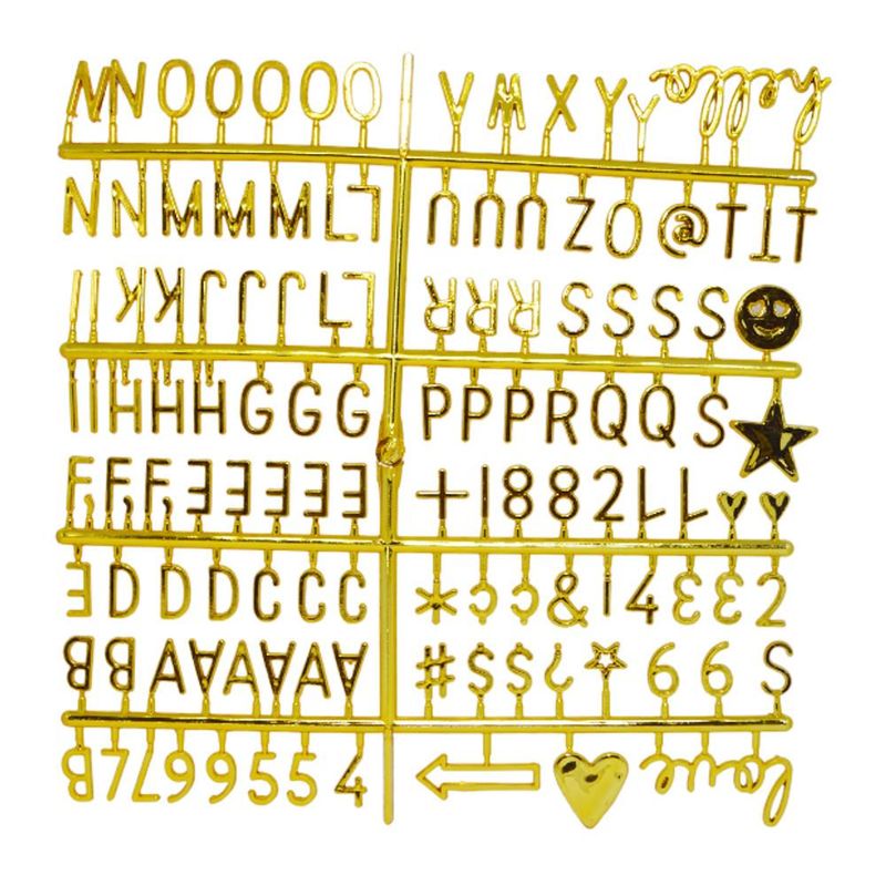 Quadro-Letreiro-Decorativo-Retangular-de-Plastico-C--Letras-Numeros-e-Emojis-Dourado-225x305cm-Art-Lille--01-Kit-