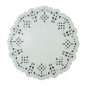 Enfeite Doilie de Papel Fundo Rendado A 11,4 cm Art Lille (24 Unidades)