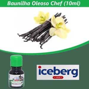 Aroma Oleoso de Baunilha Chef Iceberg (10ml)