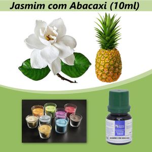 Essência Jasmim com Abacaxi para Velas e Óleos Irmãos Haluli (10ml)