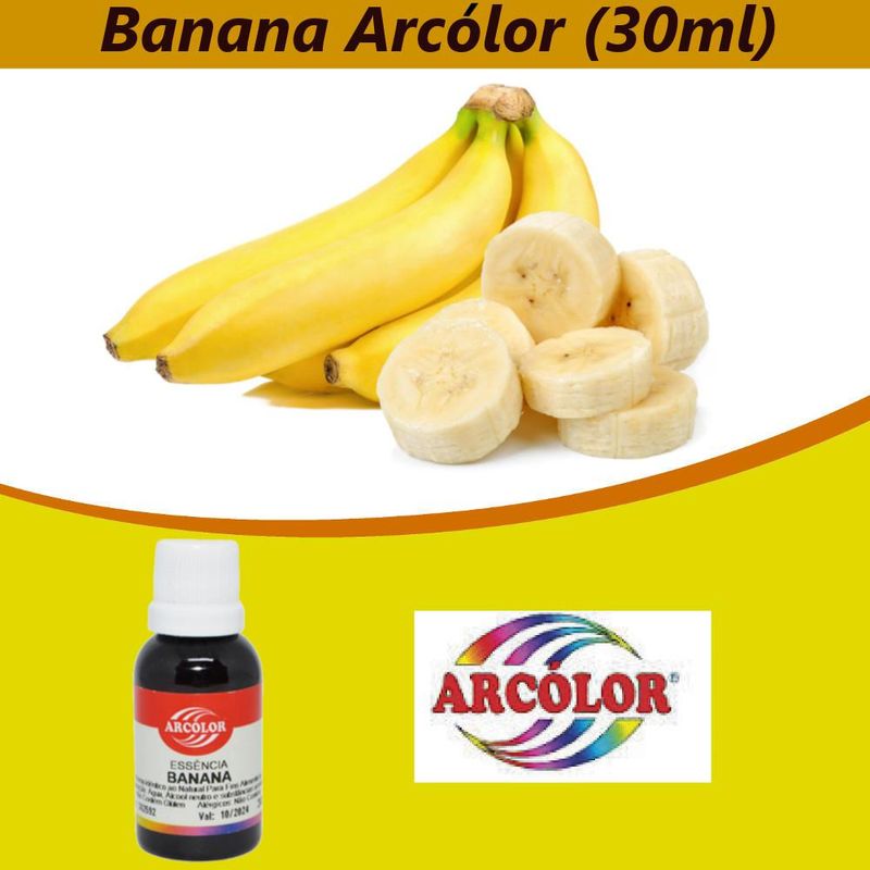 Essência de Banana Arcólor (30ml)