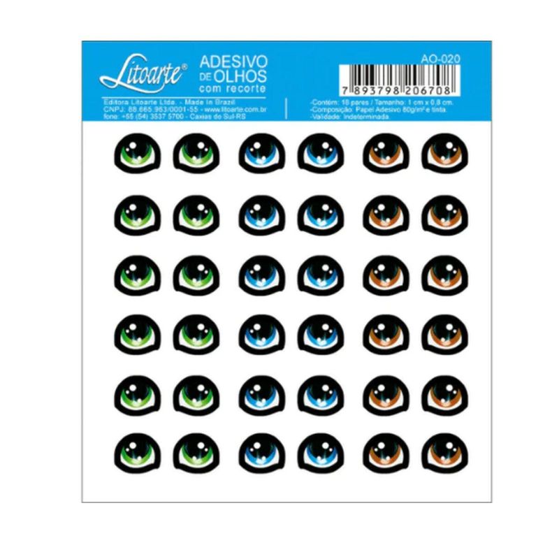 Adesivos-de-Olhos-com-Recorte-10x10cm-Ref.--AO-020-Litoarte--18-Pares-