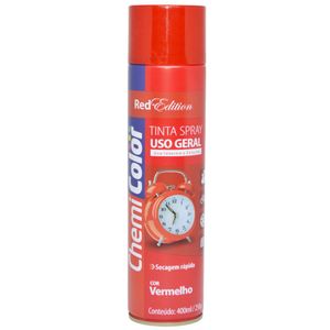 Tinta em Spray Uso Geral Chemi Color Edition Vermelho 400ml Baston (01 unidade)