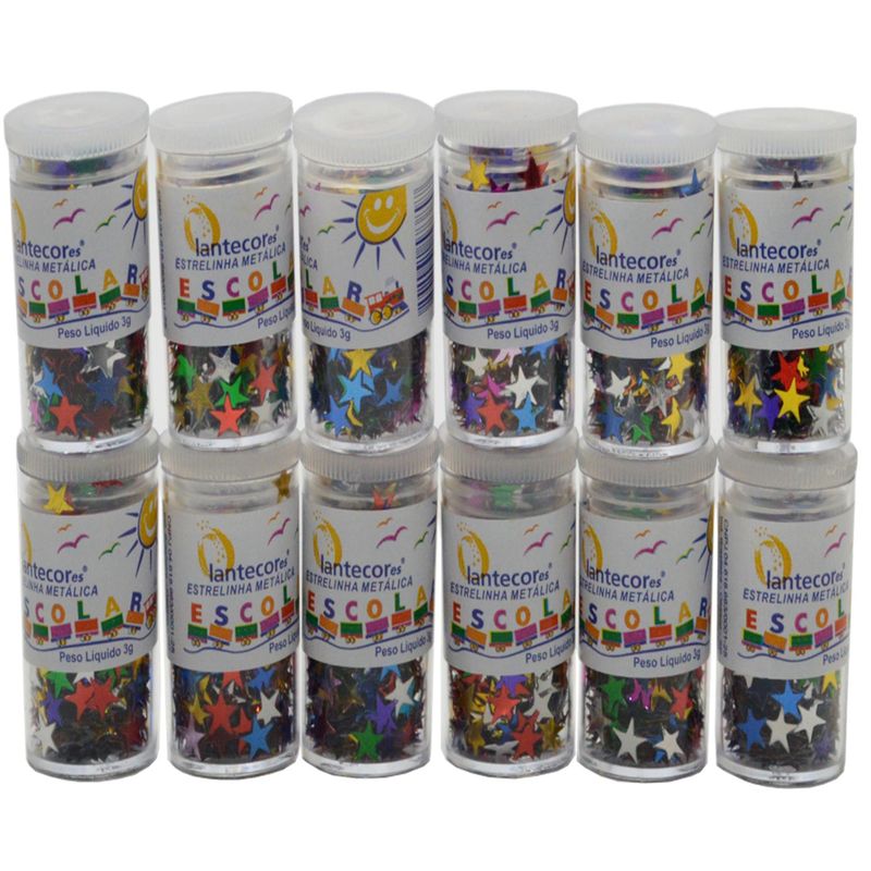 Kit-Estrelinha-Metalica-Lantecor--12-potinhos-de-3-gramas-