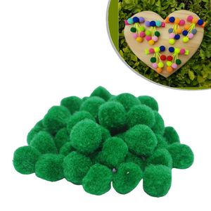 Enfeite de Tecido Mini Pompom 1,5cm Verde Escuro Art Lille (100 unidades)