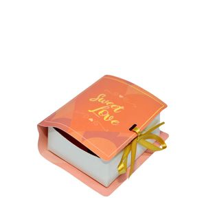 Caixa de Papel Livro P/ 4 Doces Sweet Love Ref. C4898 Ideia (01 unidade)