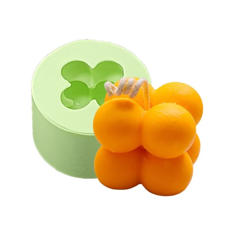 Molde de Silicone Cubo Bolinhas Mini Ref.155 Acquacolor (01 unidade)