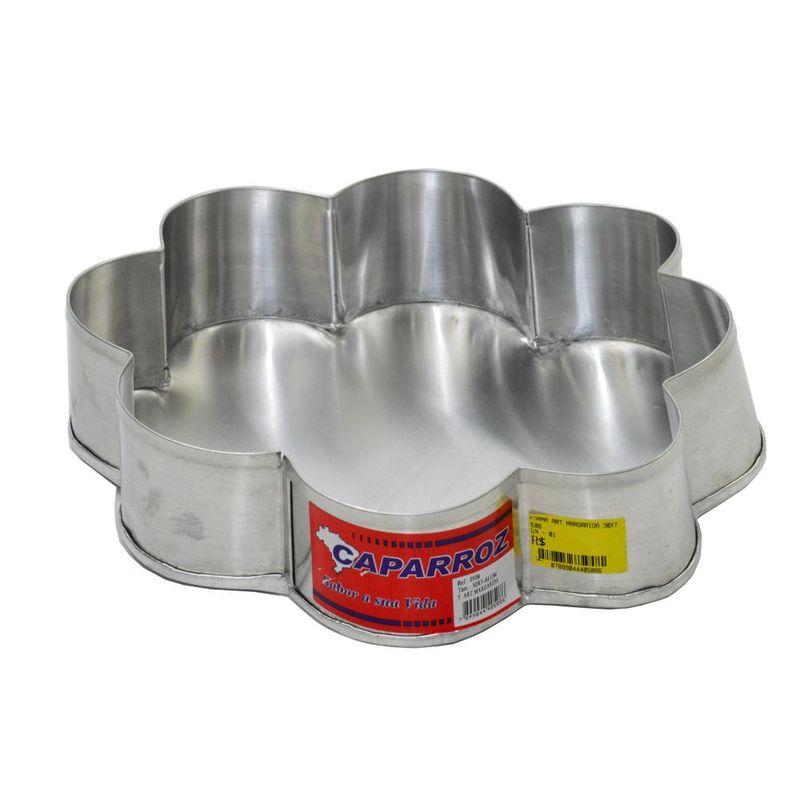 Forma de Alumínio para Bolo Margarida 30x7cm Caparroz (01 unidade)