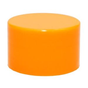 Tampa Plástica Rosca 28mm Laranja Fluorescente (10 unidades)
