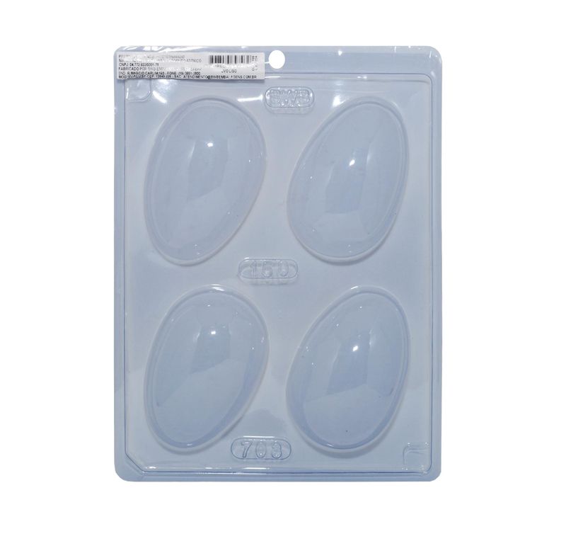Forma-em-Acetato-Ovo-Liso-Ref.-703-150gr-com-4-cavidades-BWB--01UND-