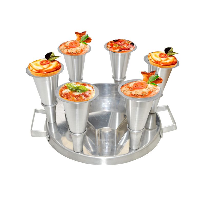 Forma-para-Pizza-Cone-em-Aluminio-com-06-Cavidades-Caparroz--01UND-