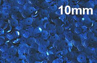 Lantejoula-Metalica-10mm-Ref.-61-Azul-Royal-Lantecor--100-gramas-
