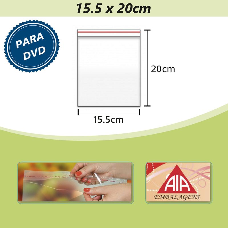 Saco-BOPP--Polipropileno--Incolor-Adesivado-155x20cm--Para-DVD--AIA--100-unidades-