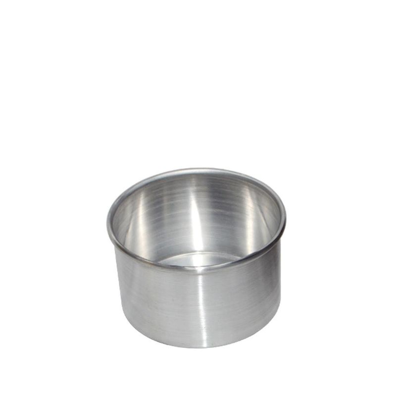 Forma-de-Aluminio-Redonda-Reta-para-Bolo-com-Fundo-Fixo-12x8cm-Aluminio-Circular--01-unidade-