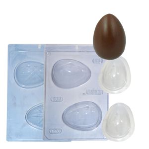 Forma em Acetato com Silicone Ovo Liso 150g RF-824 BWB (01UND)