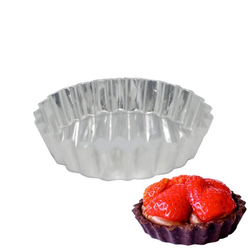 Forma-de-Aluminio-para-Torta-Maca-Crespa-Fundo-Fixo-9cm-N.-9-Ref.-0266-Caparroz--12-unidades-