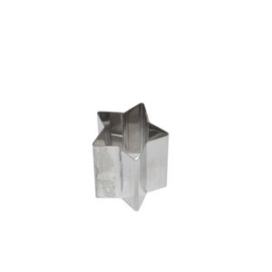 Cortador de Inox Estrela N. 1 4x4cm Ref. 0957 Caparroz (01 unidade)
