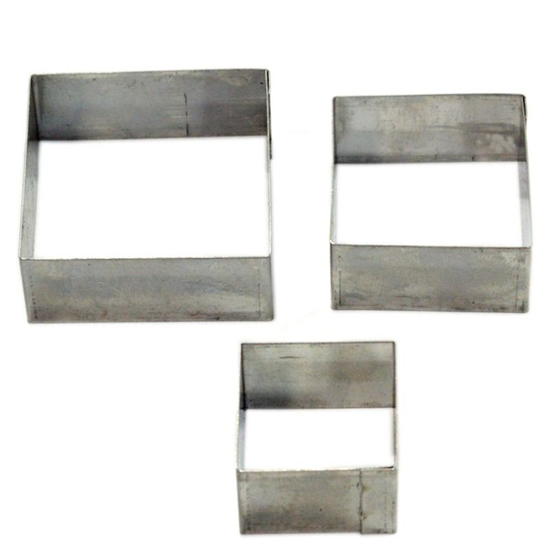 Kit Cortadores Quadrado com 3 peças Caparroz (01UND)