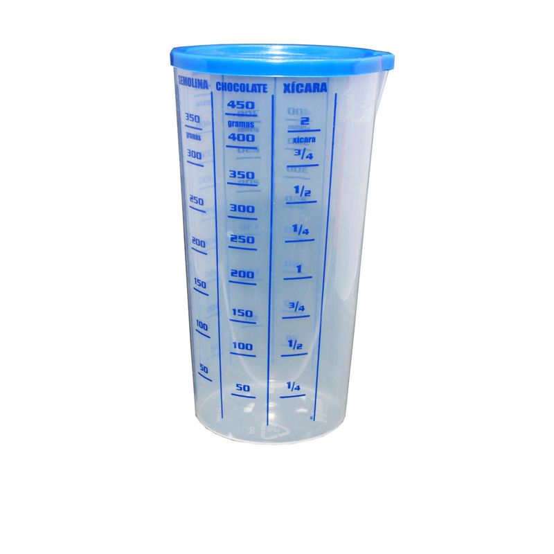 Copo Graduado (Medidor) Com Tampa Ref. 1084 500ml Injetemp (01UND)