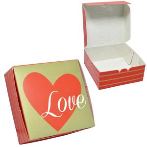 Caixa de Papel Cartão Divertida para 4 Brigadeiros Love Ref. 13002838 Cromus (01UND)