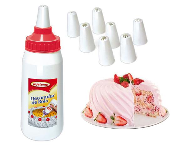 Decorador-de-Bolos-com-8-Bicos-Tampa-Vermelha-350ml-Injetemp--01UND-