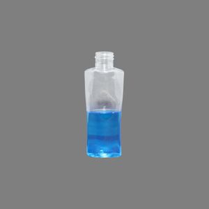 Frasco PET 60ml Modelo 3 Transparente Rosca 20-410 Spiltag (01 unidade)