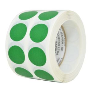 Etiqueta Adesiva em Papel Círculo 15mm Verde Escuro Artgraf (1.000 unidades)