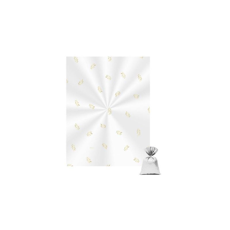 Saco-para-Presente-Raminhos-de-Ouro-10x14cm-Ref.--11300280-Cromus--100-unidades-