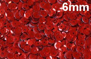 Lantejoula-Metalica-6mm-Ref.-110-Vermelho-Lantecor--100-gramas-