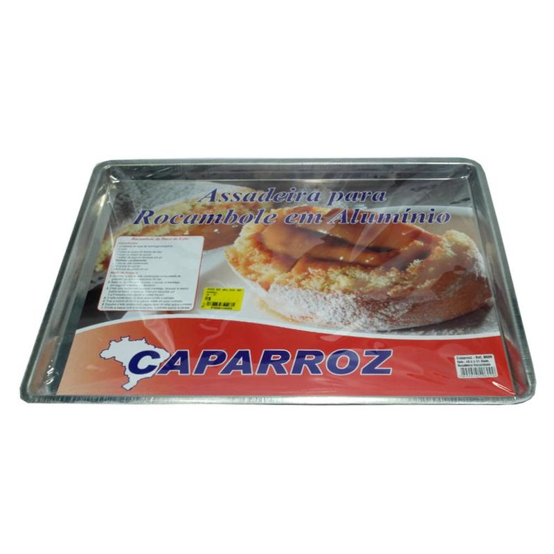 Assadeira-de-Aluminio-para-Bolo-de-Rolo--Rocambole--405x31x2cm-Caparroz--01-unidade-