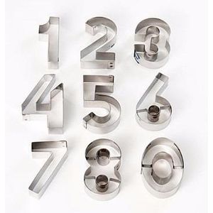 Kit Cortadores de Inox Números Ref. 626 Caparroz (09 peças)