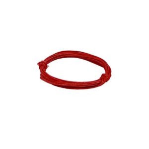 Rolinho de Arame Encapado Espessura N. 26 Vermelho 1 m Ref. 53 Pistilos Primor (5 unidades)
