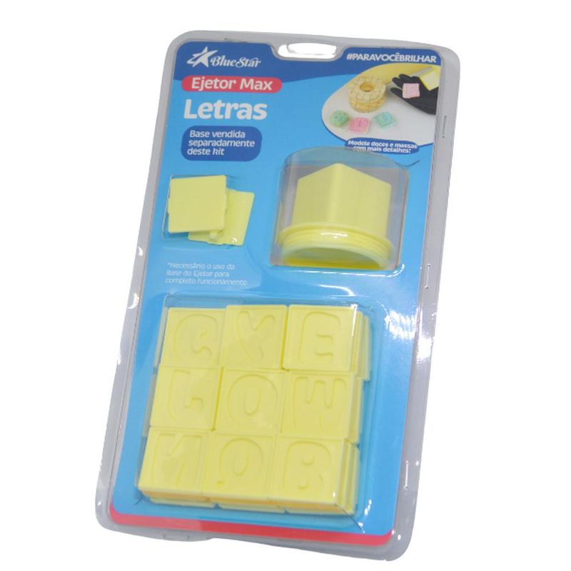 Kit-Ejetor-Max-Letras-Ref.-413076-Blue-Star--29-pecas-