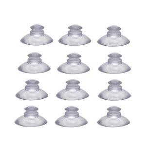 Ventosa de PVC 20mm Cristal Canal P/ Display Talentos (12 Unidades)