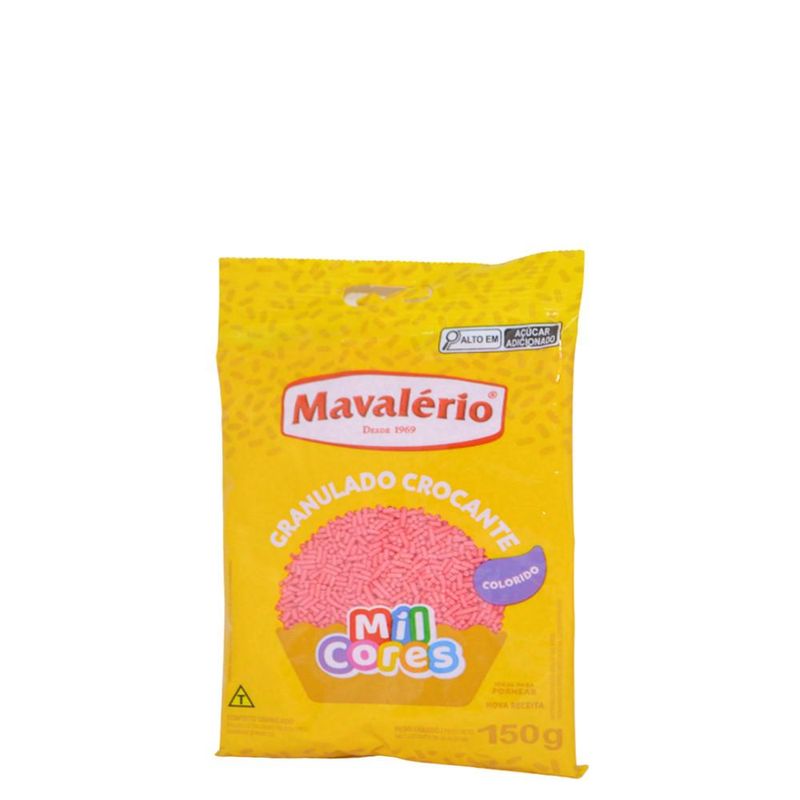 Confeito-Granulado-Crocante-Vermelho-Mil-Cores-Mavalerio--150-gramas-