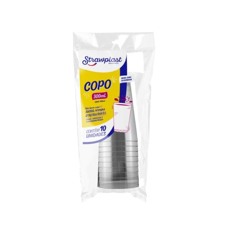 Copo-Cristal-300ml-Ref.--462-Strawplast--10-Unidades-