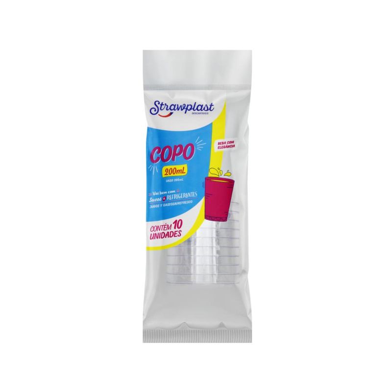 Copo-Cristal-200ml-Ref.--346-Strawplast--10-Unidades-