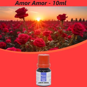 Essência Amor Amor Feminino P/ Perfumes Linha Vermelha Irmãos Haluli (10ml)