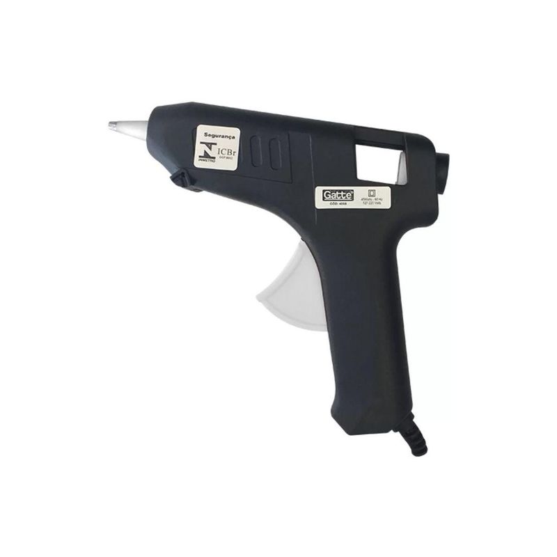 Pistola-de-Cola-Quente-Grande-Cod.--4008-Preta-Bivolt-Gatte--01-Unidade-